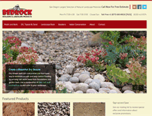 Tablet Screenshot of bedrockboulders.com